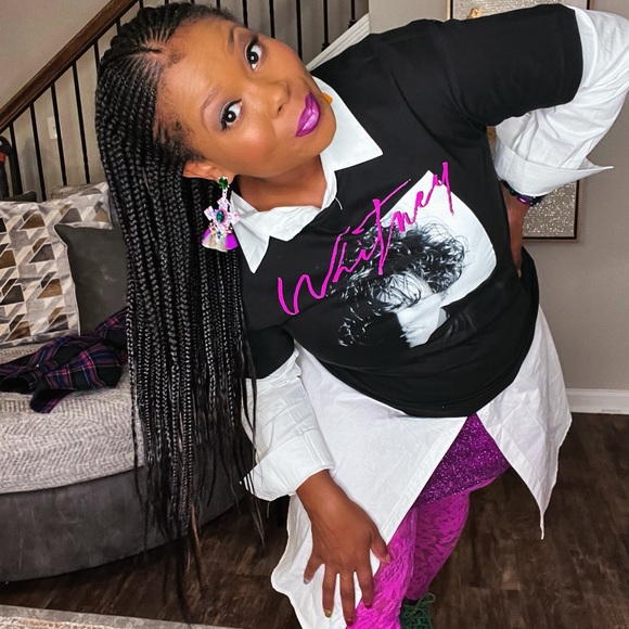 “The Cross” Gorgeous Fringe Oversized Earrings - Picture 16 of 17